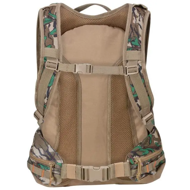Alt view image 7 of 7 - Camouflage Hunting Backpack Waterproof Bow and Rifle Compatible Hunting Bag (Mossy Oak Greenleaf)