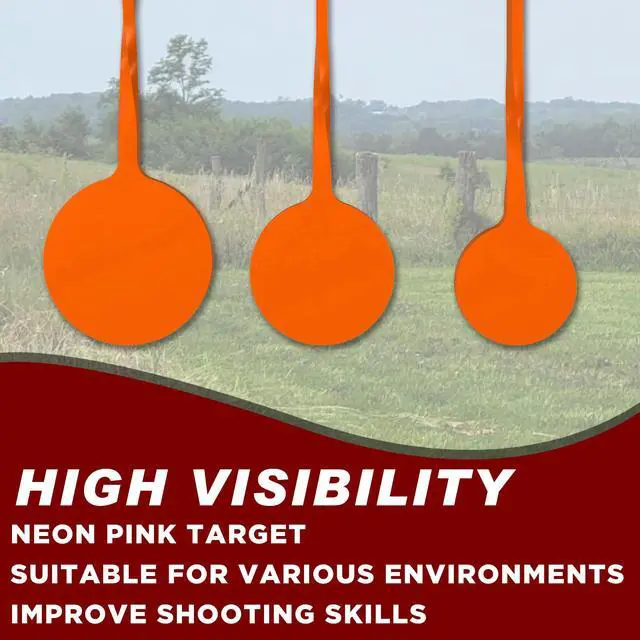 Alt view image 3 of 7 - AR500 Steel Target Stand System Kit, 1/4 Thick 6 Spinning Targets, Suitable for.22 Rimfire Airgun Pellet Guns
