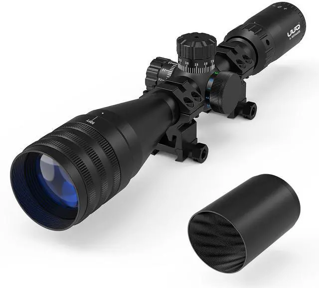 Main image of 4-16X44AO Rifle Scope for Hunting, Fits 11mm/20mm Mounts, SFP Long Range Optics with R/G/B Illumination, Crosshairs Reticle, Front Parallax Adjustment, Locking Turret, Sunshade