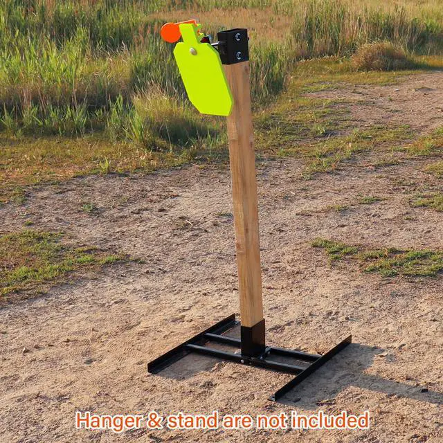 Alt view image 6 of 7 - AR500 Steel Hostage Reactive IDPA Shooting Target 3/8" Thick Armored Steel Torso Targets - Neon Color