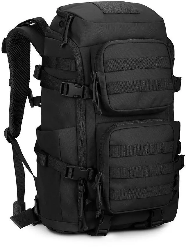 Main image of 45L Tactical Backpack, Military Molle Backpack with 17" Laptop Compartment Survival Large Hiking Travel Rucksack for Outdoors
