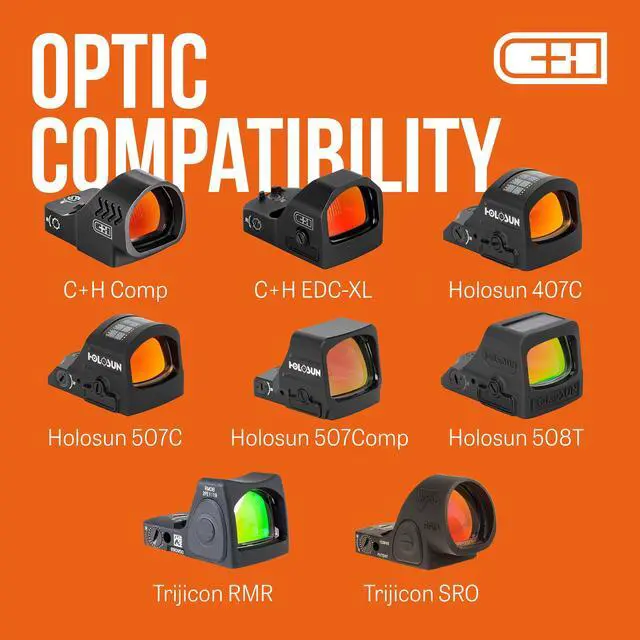 Alt view image 3 of 7 - Optics Adapter Plate for Glock Gen 6 Compatible with Trijicon RMR/SRO/RCR, Holosun 407C/507C/508T | Made in The USA - Not Compatible with Gen5