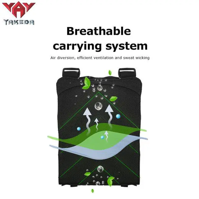 Alt view image 3 of 5 - YAKEDA Outdoor Removable CS Training Vest, Molle Breathable Training Quick Adjustable Game Vest