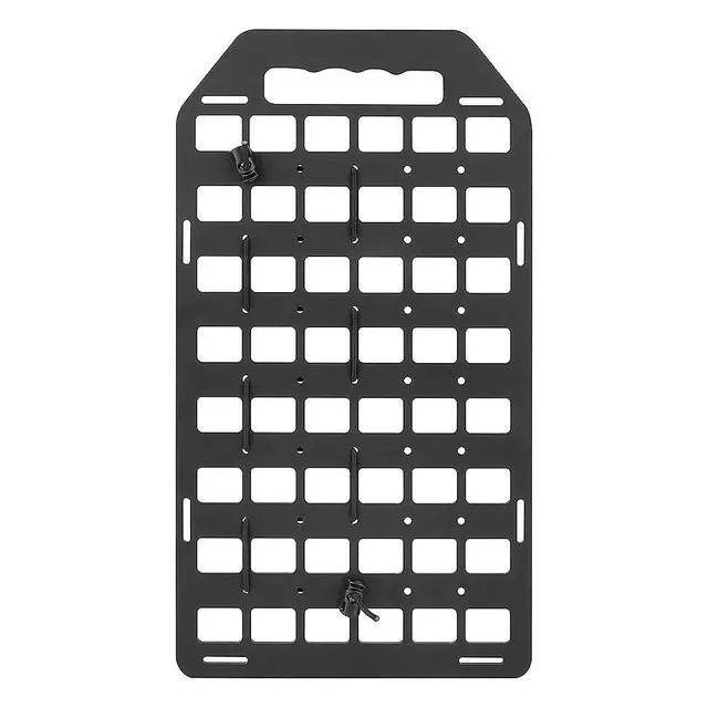 Alt view image 4 of 7 - Rigid Insert MOLLE Panel Portable Gear Organizer with Carry Handle Backpack Bag Tactical Equipment Storage Pouches Holsters Holder Gun Rack Mount