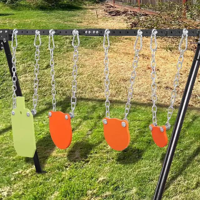 Alt view image 6 of 7 - AR500 Steel Shooting Targets, Laser-Cut Metal Targets with High-Visibility Glow Neon Color for Reactive Range Shooting