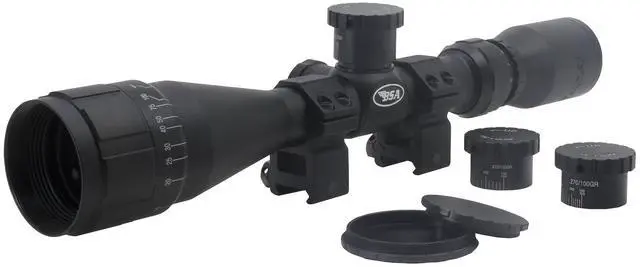 Main image of Optics Sweet 22 AO Rifle Scope, Adjustable Objective, Multiple Magnification Options, Black