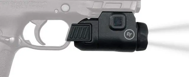 Alt view image 3 of 4 - CMR-209 Rail Master Universal 200 Lumen Weapon Light with Ambidextrous Controls and Pic Rail Mount for Tactical Carry, CCW and Competition, Black
