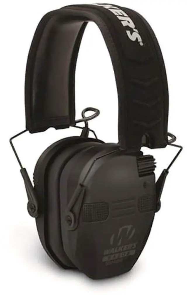 Main image of Razor Electronic Quad 4 Mics 23dB NRR Hearing Protection Sound Enhancing Hunting Shooting Earmuffs,2 AAA Batteries