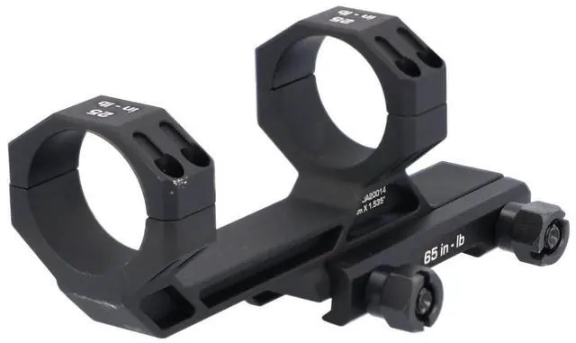 Main image of Alpha MSR Strong Ductile Durable Reliable 7075-T6 Aluminum 1.535" High 0 MOA Cant M1913 Attachment Scope Ring Mount