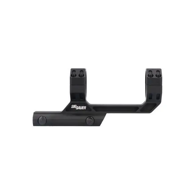 Alt view image 4 of 5 - Alpha MSR Strong Ductile Durable Reliable 7075-T6 Aluminum 1.535" High 0 MOA Cant M1913 Attachment Scope Ring Mount