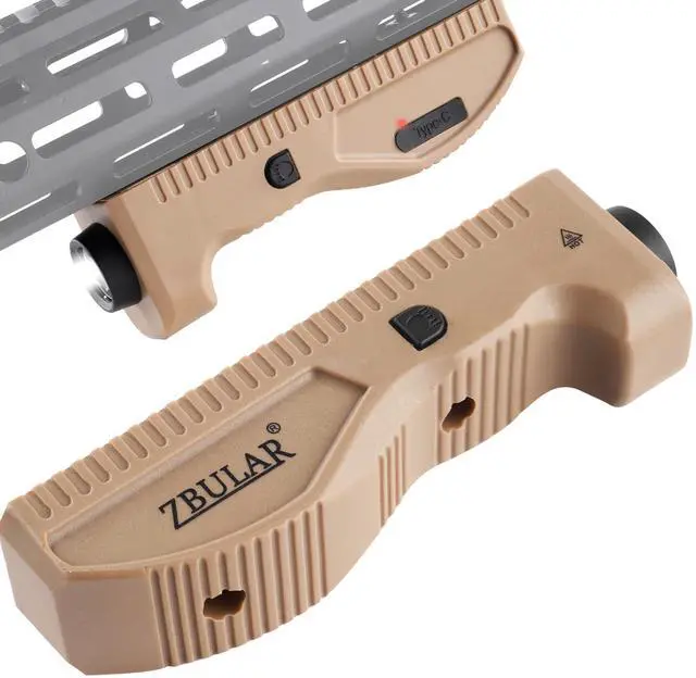 Main image of Tactical Weapon Light, 1450 Lumens, M-Lcok Compatible, Strobe Function,USB Rechargeable, Desert Tan