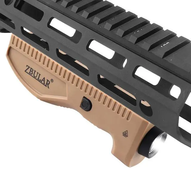 Alt view image 5 of 7 - Tactical Weapon Light, 1450 Lumens, M-Lcok Compatible, Strobe Function,USB Rechargeable, Desert Tan
