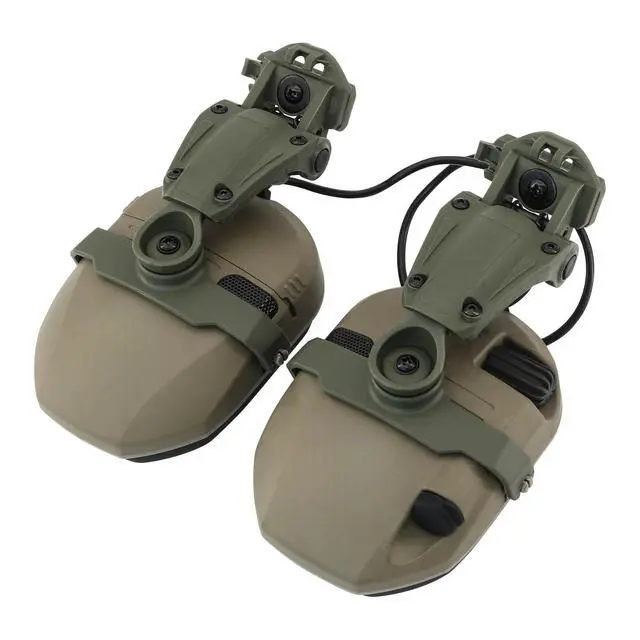 Alt view image 7 of 7 - Tactical Helmet ARC Rail Adapter Accessories - Compatible with Walker's Razor Earmuffs