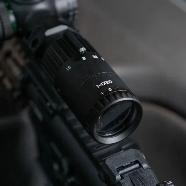 Alt view image 7 of 7 - Banshee 1-4x20 LPVO Rifle Scope with Offset Scope Mount