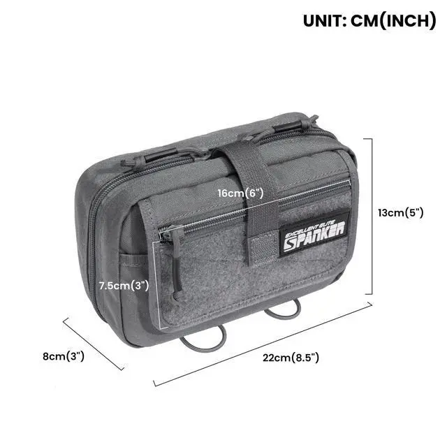 Alt view image 2 of 7 - Tactical First Aid Pouch IFAK Rip Away Molle EMT Pouch Compact Admin Pouch Medical Utility Pouch Emergency Survival Kits for Tactical Vest,Backpack