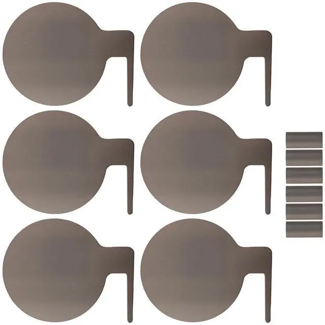 Main image of 6Pcs AR500 Dueling Tree Paddles 6" X 3/8" Steel Target DIY Shooting Target Kits with Tubes