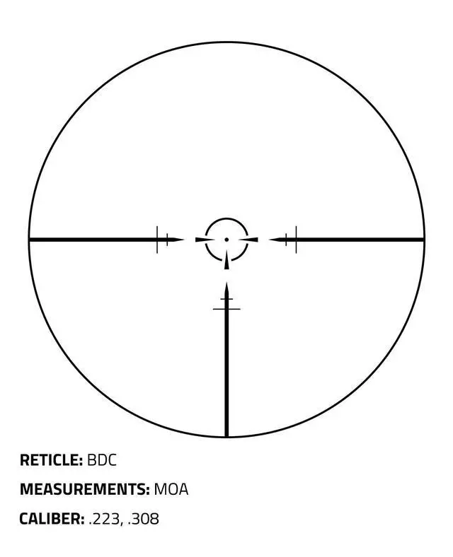 Alt view image 2 of 7 - EagleFeather LPVO Rifle Scope with 30mm Cantilever Mount, 5 Levels Red & Green Illumination Reticle, Second Focal Plane Scopes with Zero Reset
