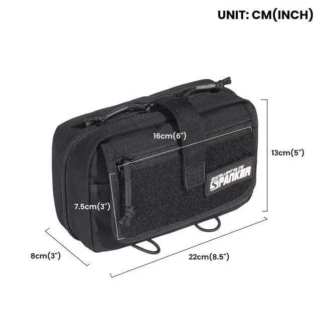 Alt view image 3 of 7 - Tactical First Aid Pouch IFAK Rip Away Molle EMT Pouch Compact Admin Pouch Medical Utility Pouch Emergency Survival Kits for Tactical Vest,Backpack