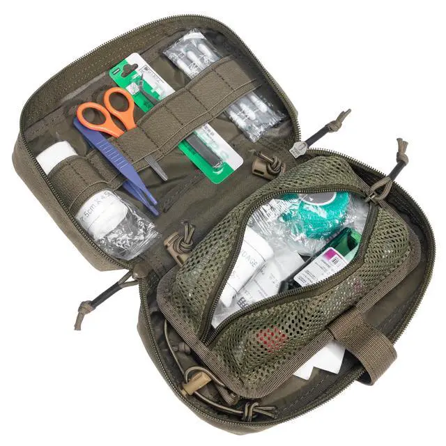 Alt view image 2 of 7 - Tactical First Aid Pouch IFAK Rip Away Molle EMT Pouch Compact Admin Pouch Medical Utility Pouch Emergency Survival Kits for Tactical Vest,Backpack