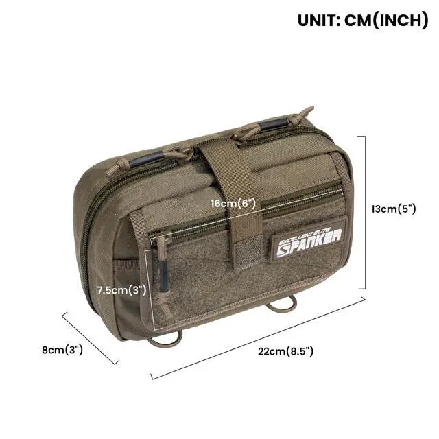 Alt view image 3 of 7 - Tactical First Aid Pouch IFAK Rip Away Molle EMT Pouch Compact Admin Pouch Medical Utility Pouch Emergency Survival Kits for Tactical Vest,Backpack