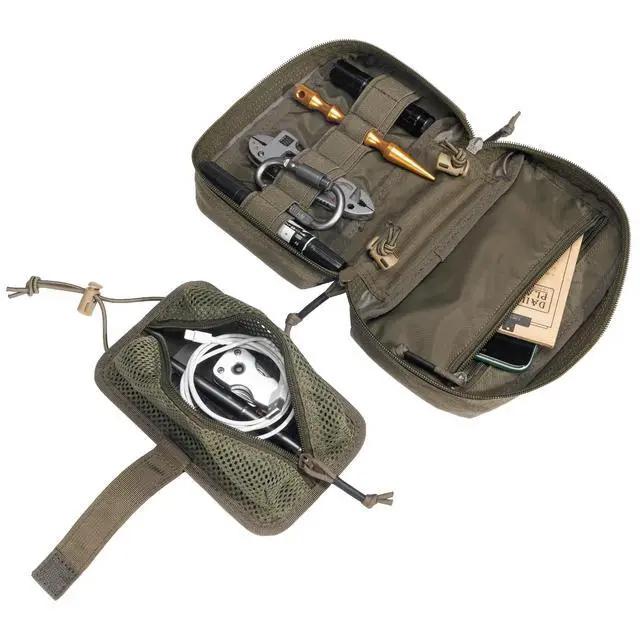 Alt view image 7 of 7 - Tactical First Aid Pouch IFAK Rip Away Molle EMT Pouch Compact Admin Pouch Medical Utility Pouch Emergency Survival Kits for Tactical Vest,Backpack