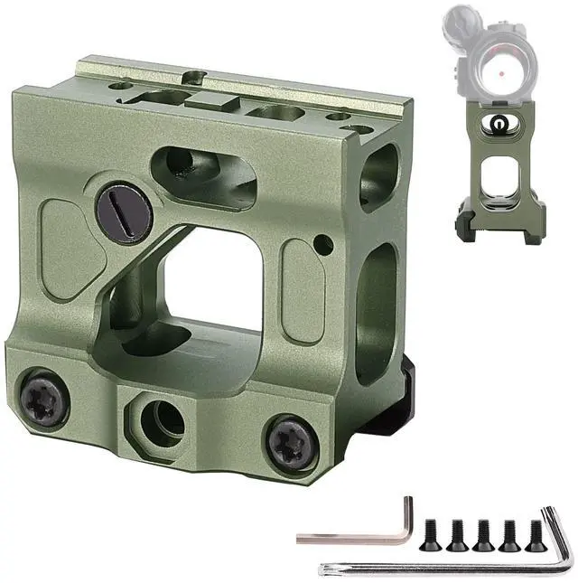 Main image of Red Dot Riser Mount Picatinny Riser Mounts for T1 T2 H1 H2 Optic Sight Accepts All Footprint Optics