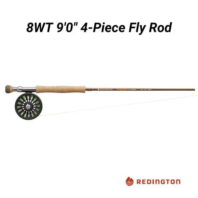 Alt view image 2 of 7 - Original Fly Fishing Rod and Reel Combo Kit 9 4-Piece Medium Action Rod, Crosswater Reel, Rio Fly Line, Leader, and Travel Case Freshwater & All Water Options