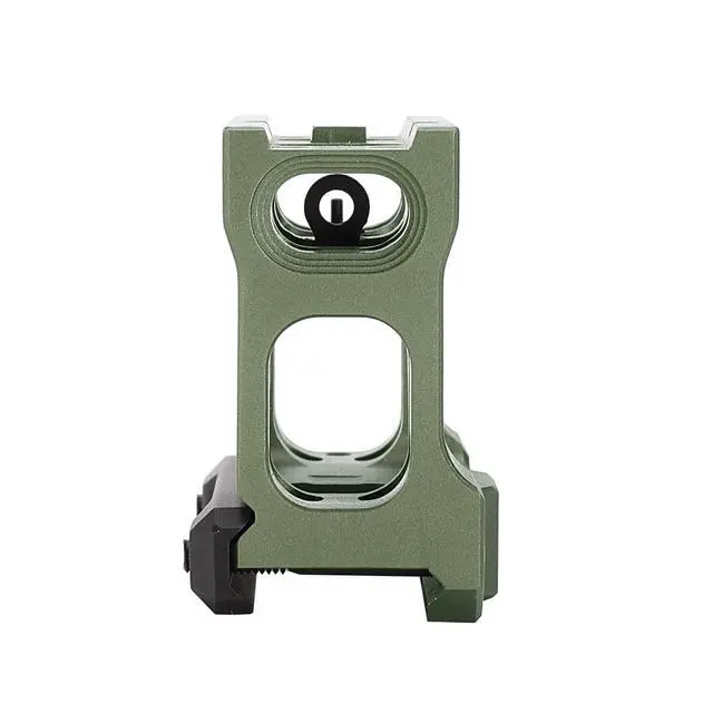 Alt view image 3 of 6 - Red Dot Riser Mount Picatinny Riser Mounts for T1 T2 H1 H2 Optic Sight Accepts All Footprint Optics