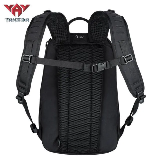 Alt view image 3 of 7 - 500D NylonTactical Military Backpack for Men,Fit 12.6-15.6 inches Laptop, Daily Bag for Hiking,hunting,runningBlack
