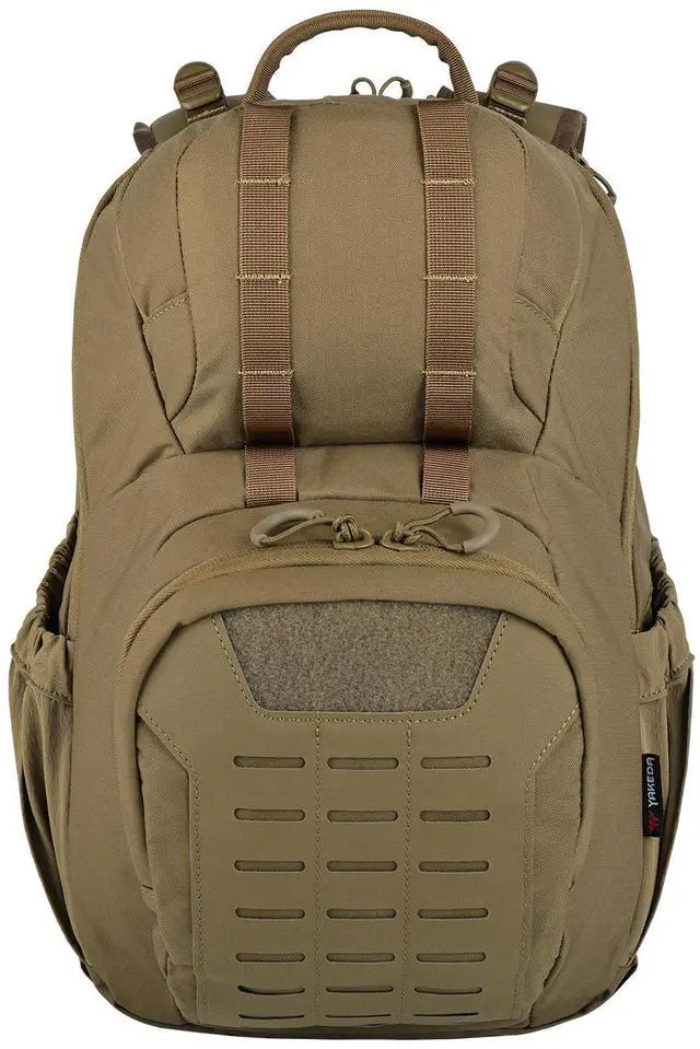 Main image of 500D NylonTactical Military Backpack for Men,Fit 12.6-15.6 inches Laptop, Daily Bag for Hiking,hunting,running (Tan)