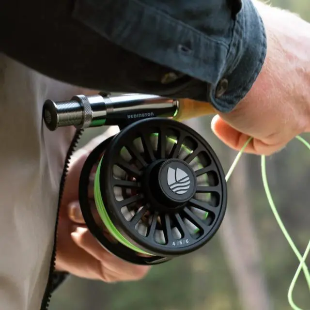 Alt view image 7 of 7 - Original Fly Fishing Rod and Reel Combo Kit 9 4-Piece Medium Action Rod, Crosswater Reel, Rio Fly Line, Leader, and Travel Case Freshwater & All Water Options