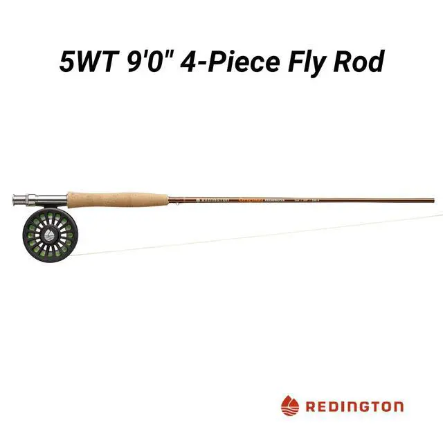 Alt view image 2 of 7 - Original Fly Fishing Rod and Reel Combo Kit 9 4-Piece Medium Action Rod, Crosswater Reel, Rio Fly Line, Leader, and Travel Case Freshwater & All Water Options