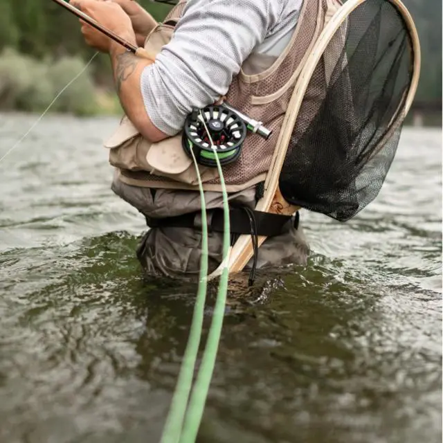 Alt view image 6 of 7 - Original Fly Fishing Rod and Reel Combo Kit 9 4-Piece Medium Action Rod, Crosswater Reel, Rio Fly Line, Leader, and Travel Case Freshwater & All Water Options