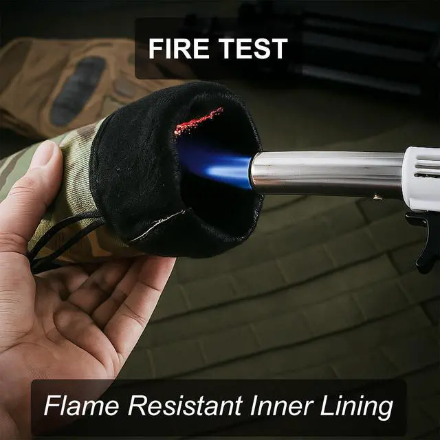 Alt view image 3 of 6 - Heat Resistant Suppressor Sleeve Cover Hot Suppressor Storage Pouch Case
