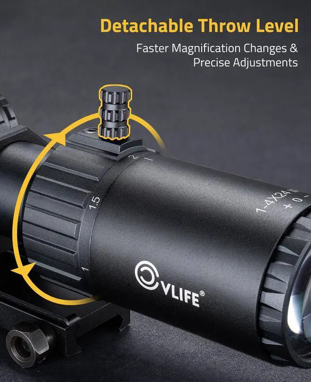 Alt view image 7 of 7 - EagleTalon LPVO Rifle Scope with 30mm Cantilever Mount, Illuminated BDC Reticle for.223/5.56 and.308/7.62