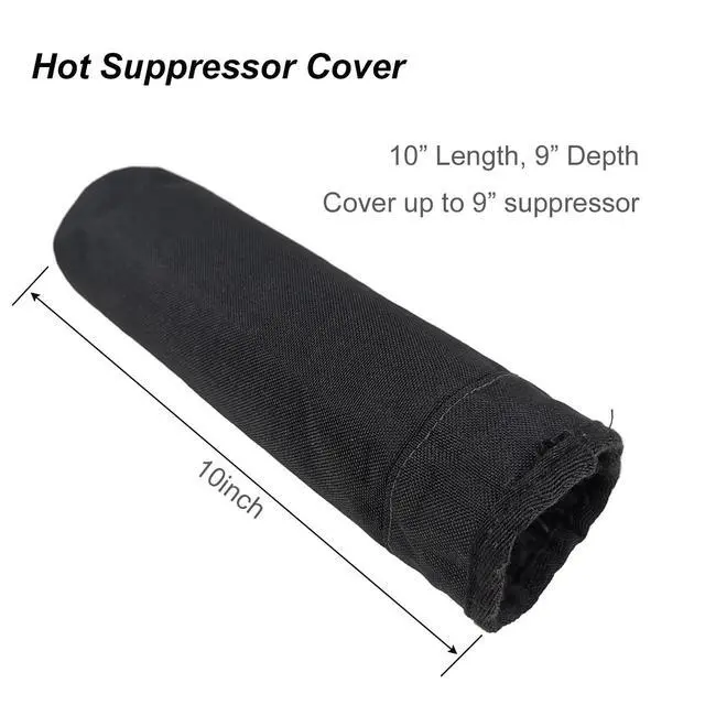 Alt view image 3 of 6 - Heat Resistant Suppressor Sleeve Cover Hot Suppressor Storage Pouch Case