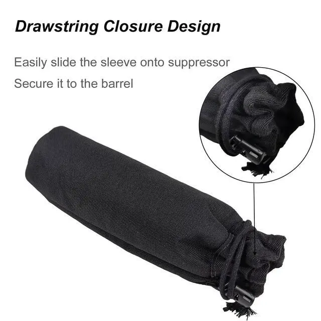 Alt view image 4 of 6 - Heat Resistant Suppressor Sleeve Cover Hot Suppressor Storage Pouch Case
