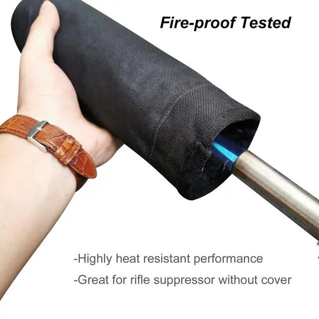 Alt view image 6 of 6 - Heat Resistant Suppressor Sleeve Cover Hot Suppressor Storage Pouch Case