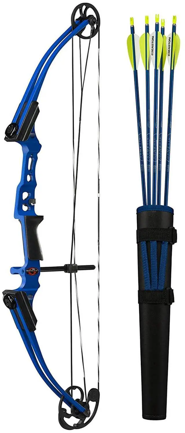 Main image of Mini Youth Bow Archery Set, Left Hand, Blue