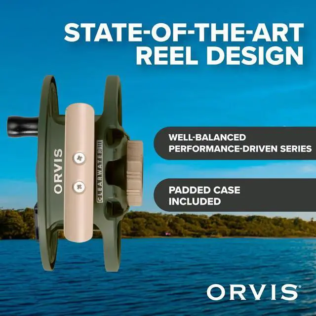 Alt view image 4 of 7 - Clearwater Reel & Spools 3-Pack: Lightweight Fly Fishing Reels with Extra Spools, Durable Construction, Smooth Drag System