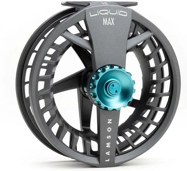 Main image of Liquid Max Fly Fishing Reel | Saltwater | Super Large Arbor, Pressure cast Aluminum, Waterproof Big Game Drag