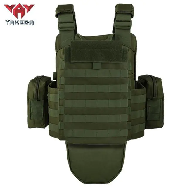 Alt view image 3 of 6 - YAKEDA Outdoor Removable CS Training Vest, Molle Breathable Training Quick Adjustable Game Vest