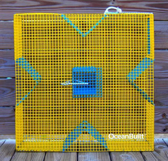 Alt view image 4 of 7 - Baitfish & Pinfish Traps Durable Wire Fishing Traps Multiple Mesh Sizes, Trap Sizes & Buoy Kit Options