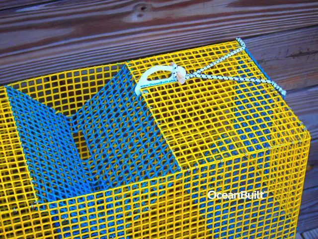 Alt view image 5 of 7 - Baitfish & Pinfish Traps Durable Wire Fishing Traps Multiple Mesh Sizes, Trap Sizes & Buoy Kit Options