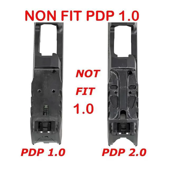 Alt view image 2 of 3 - Optic Adapter Plate Compatible with Walther PDP 2.0 and Holosun 407C/507C/508T/Osight C/XR and Trijicon RMR/SROWA-PDP2.0-02