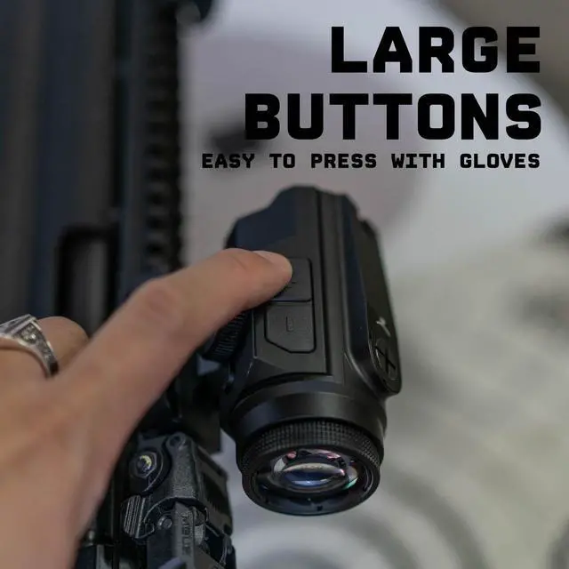 Alt view image 5 of 7 - Ruckus (e) 3X Prism Scope with Electronic Button Control and Shake Awake