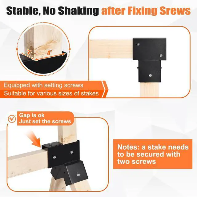 Alt view image 5 of 7 - Steel Target Stand Brackets, Modular Shooting Target Hanger, Shooting Target Holders, Heavy Duty Y & T Brackets with 12 Hanger Hooks for DIY Shooting Outdoor Range(Only Brackets)