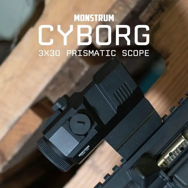 Alt view image 2 of 7 - Cyborg 3X Prism Scope | Circle Dot Reticle