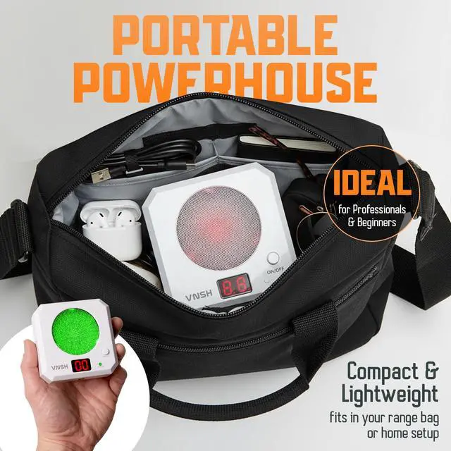 Alt view image 7 of 7 - Digital Steel Laser Target Elite with Audible Feedback for Dry Fire Training System, Rechargeable USB-C Portable Target Compatible with Laser Strike System (Cartridge not Included)