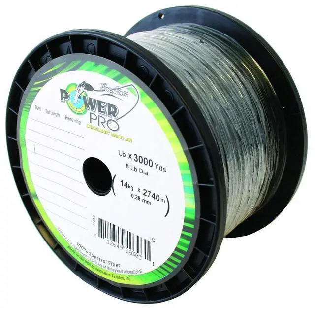 Main image of POWER PRO Spectra Braided Fishing Line 50lb 3000 Yd, GREEN (21100503000E)